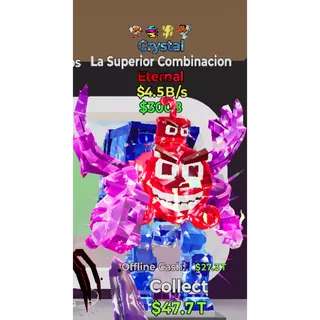 Fortnite Steal the Brainrot Crystal La Superior Combinacion 4.5B/s 4traits BEST OF THE BEST!