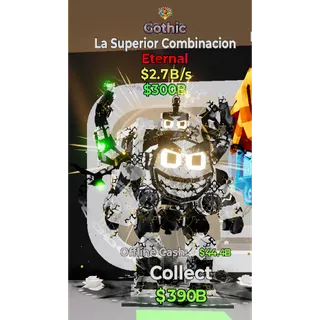 Fortnite Steal the Brainrot Gothic La Superior Combinacion 2.7B/s 1trait