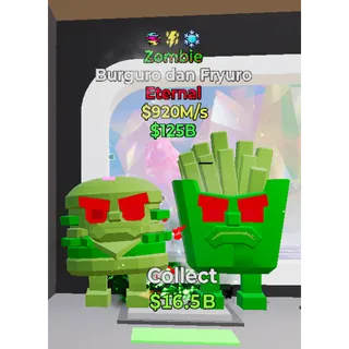 Fortnite Steal The Brainrot Burguro dan Fryuro 920M/s 3traits