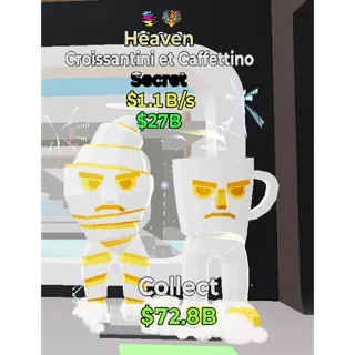 Fortnite Steal The Brainrot Heaven Croissantini et Caffettino 1.1B/s 2Traits