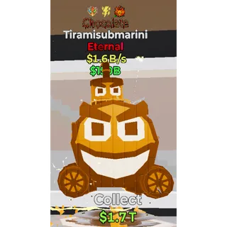 Fortnite Steal the Brainrot Chocolate Tiramisubmarini 1.6B/s 3traits