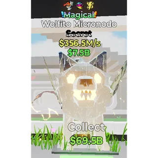 Fortnite Steal the Brainrot Magical Wolfito Micronodo 3trait