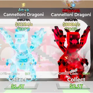 Fortnite Steal the Brainrot Cannelloni Dragoni Bundle (Aqua/Darkness)