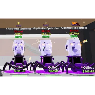 Fortnite Steal the Brainrot 3X Void Gigalitraktos Spidorobos