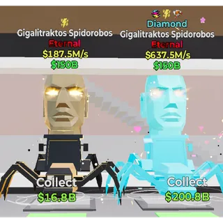Fortnite Steal the Brainrot Gigalitraktos Spidorobos 2X Bundle(All have trait)
