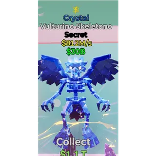 Fortnite Steal the Brainrot Crystal Vulturino Skeletono 812M/s 1trait