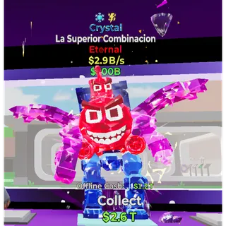 Fortnite Steal the Brainrot Crystal La Superior Combinacion 2.9B/s 2traits BEST OF THE BEST!