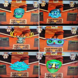 6 Glowing Fasnacht Mask