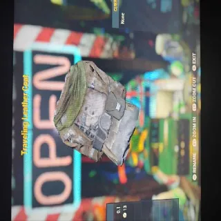 Traveling Leather Coat W