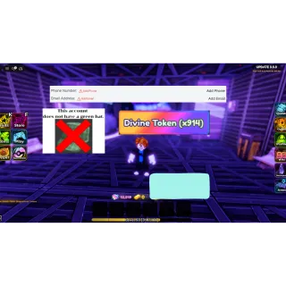 Starter LVL53 | 52000 Gems 914 Divine token | Anime Crusaders | [Instant Delivery]