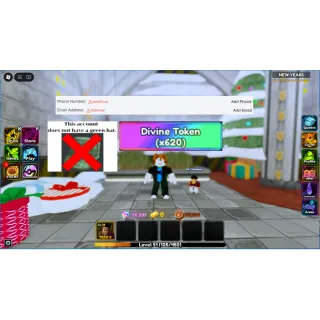 Starter LVL50 | 36000 Gems 620 Divine token | Anime Crusaders | [Instant Delivery]