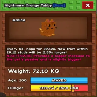 S-TITANIC ORANGE TABBY