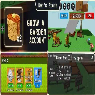 GROW A GARDEN ACCOUNT