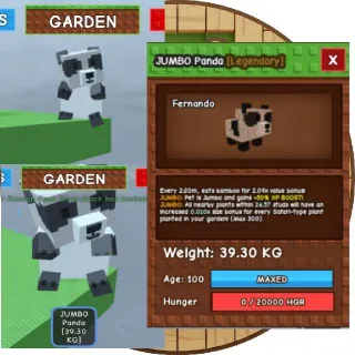 SEMI HUGE PANDA JUMBO