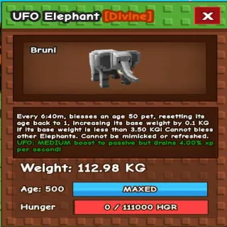 COLOSSAL UFO ELEPHANT GAG
