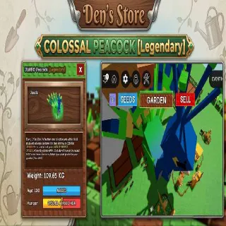 JUMBO COLOSSAL PEACOCK