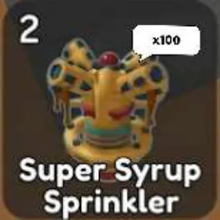 SUPER SYRUP SPRINKLER