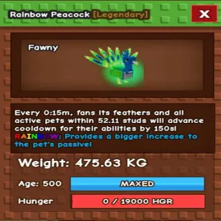 LVL 500 PEACOCK