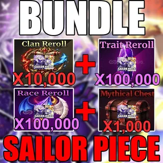 Clan Reroll + Race Reroll + Trait Reroll + Mythical Chest