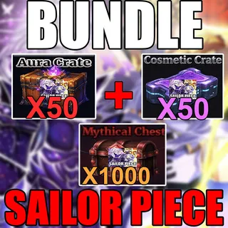 Aura Crate + Cosmetic Crate + Mythical Crate Bundle - Sailor Piece