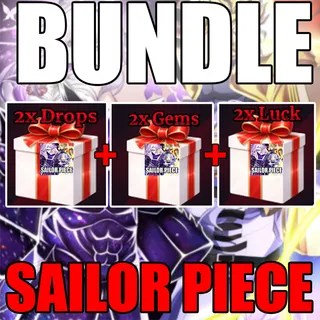 2x Drop + 2x Luck Drop + 2x Gems - Sailor Piece