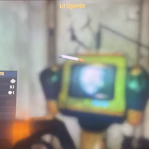 lit cigarette