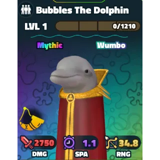 BUBBLES THE DOLPHIN WUMBO SPONGEBOB 