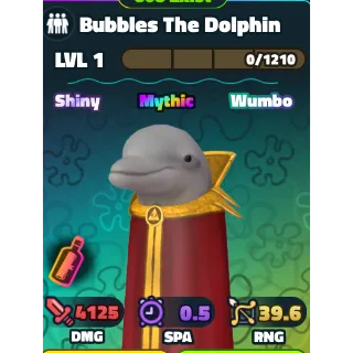 SHINY WUMBO SF BUBBLES THE DOLPHIN 