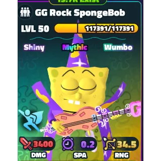 gg rock shiny wumbo spongebob 