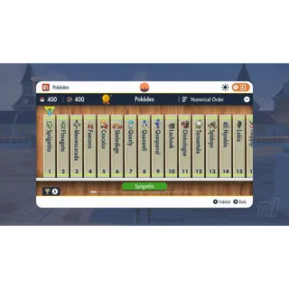 Scarlet & Violet Shiny Pokedex + DLC Pokedex