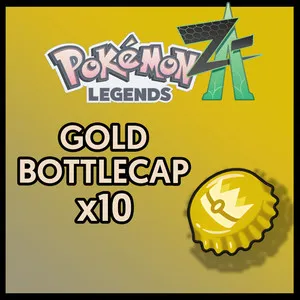 10 Golden Bottle Caps on 10 random shiny Pokémon. For Pokémon Legends Z-A