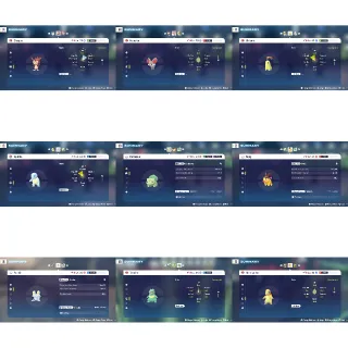 Shiny Alpha Starter Pokémon’s bundle Excellent Nature 6 IV Fully Trained for Pokemon Legends ZA