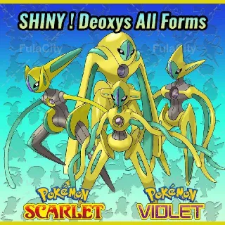 Shiny Deoxys BUNDLE Max Stats 6 IVs Batlle Ready