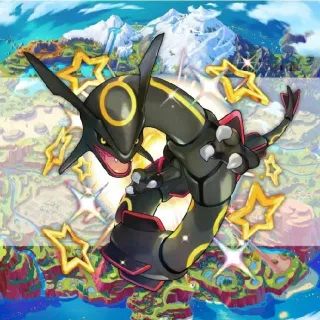 Rayquaza Shiny Mighty from the new raid Untouched