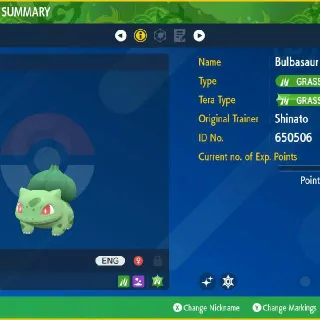 Shiny ✨ Bulbasaur Egg 🥚 6IVs
