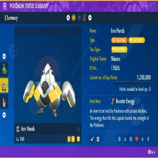 Shiny Iron Hands ✨ Battle Ready Max Stats