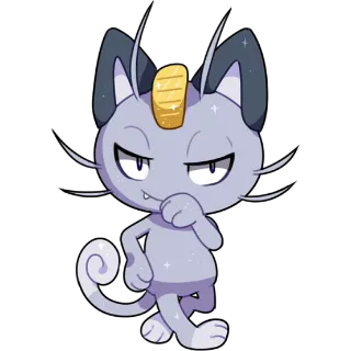 Shiny Galarian Meowth (Alpha or non Alpha) 6 IV level 100 for Pokemon Legends ZA + free Golden Bottle cap
