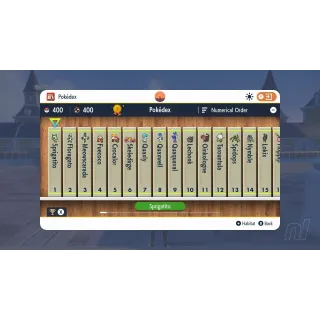 Scarlet & Violet Shiny Pokedex + DLC Pokedex