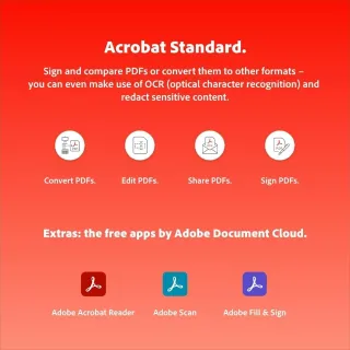 Adobe Standard DC - 3 Month Subscription Key