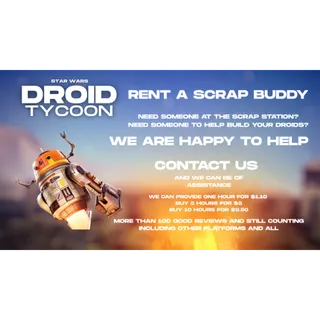 Rent a Booster 1 Hour Droid Tycoon