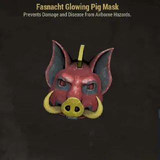 Fasnacht Glowing Pig