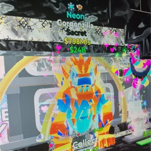 Neon Gorgonzilla