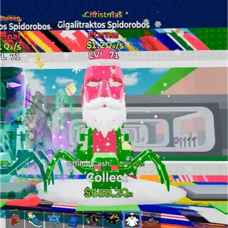 1.2Qa Lvl 71 Christmas Gigalitraktos Spidorobos
