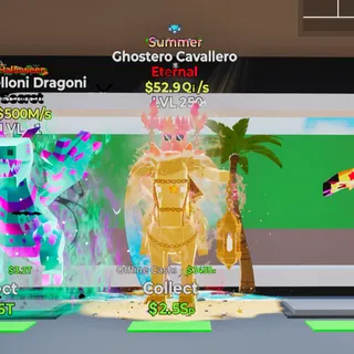 53.9Qi Max Lvl Ghostero Cavallero
