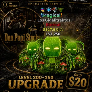 Level 250 Upgrade