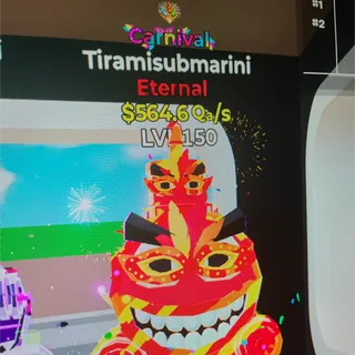 564.6Qa Lvl 150 Tiramisubmarini