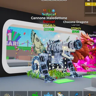 2.5B/s Magic Cannone