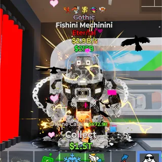 🔥2.9B/s 5 Trait Gothic Fishini Mechini🔥