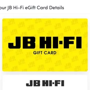 88$ JB HI-FI 8$ x 11 cards