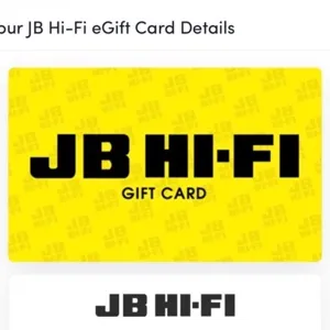 88$ JB HI-FI 8$ x 11 cards